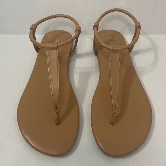 Nine West Shoes - Nine West  Bassie Natural Neutral Nude Sandals Minimalist Design Size 5